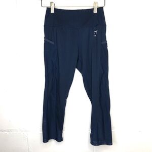 Gymshark Womens Small Blue Dry Moisture Management Leggings Mesh